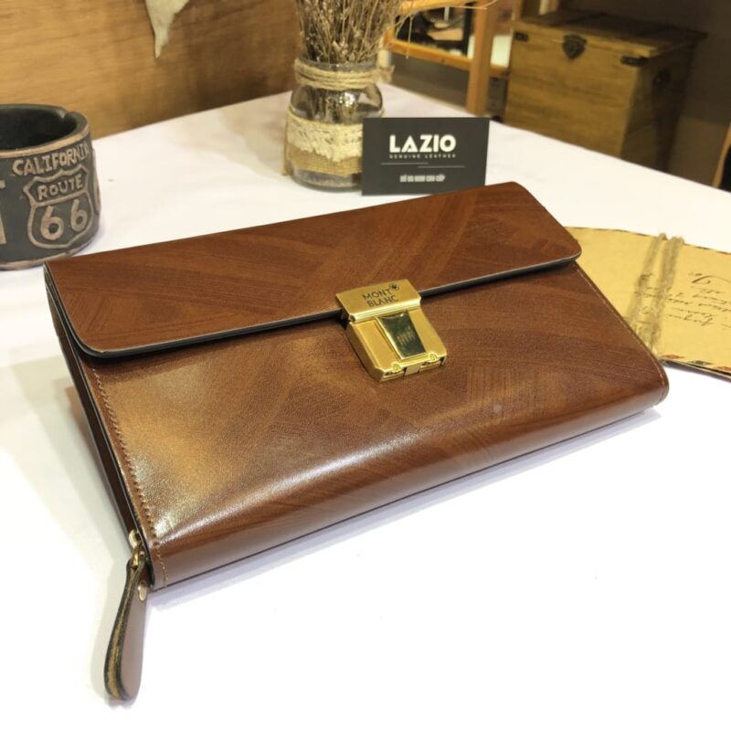 Vì sao ví cầm tay được cả nam nữ ưu chuộng - Đồ da Lazio tui cam tay da xin montblanc 820 1 - Đồ da Lazio